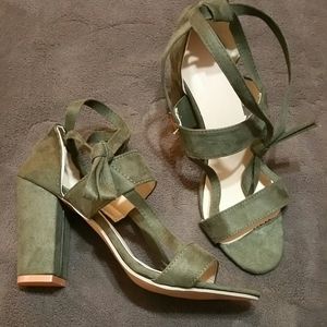 New Olive Green Heels